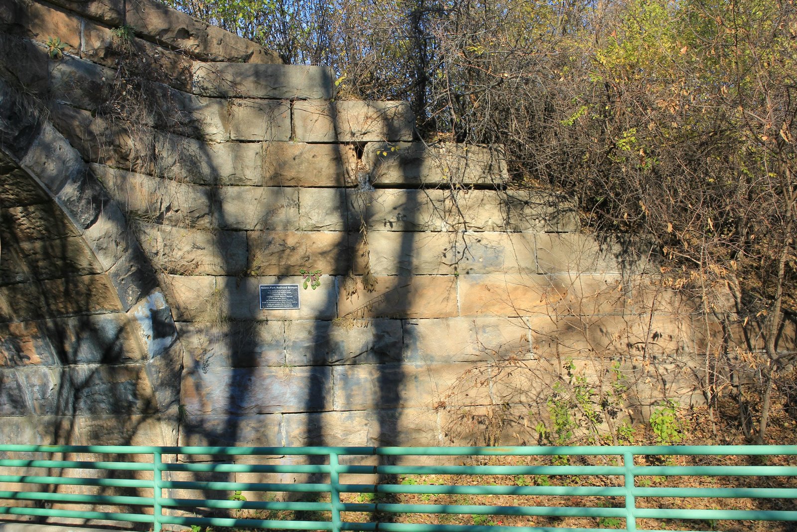 Northeast wing wall